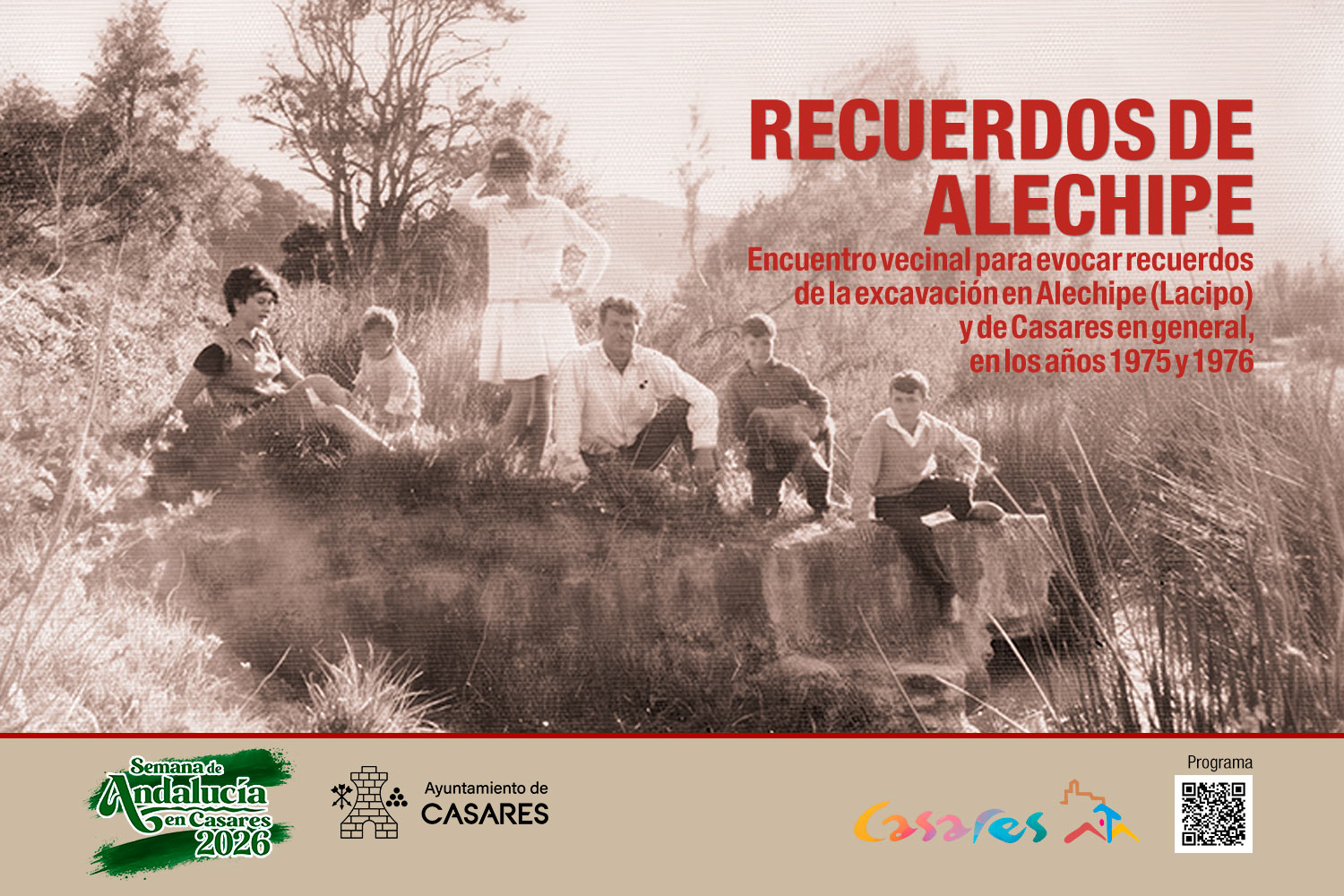 Recuerdos de Alechipe. Encuentro vecinal (Casares, Semana de Andalucía 2026)